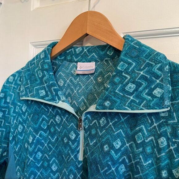 Columbia blue fleece quarter zip - Picture 7 of 8